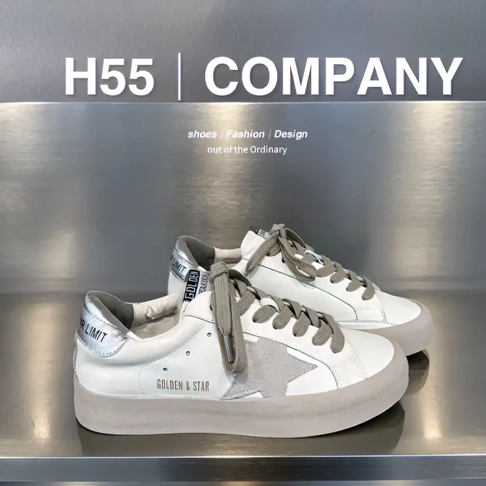 H55-美式甜心|2024春款星星鞋67-032小众春季百搭低帮潮流星星鞋.