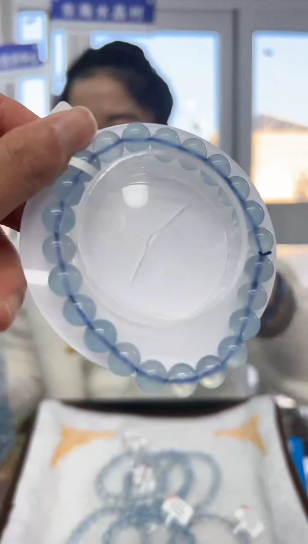 【闪购商品】海蓝宝石手链未镶嵌CC959海蓝宝手链9+