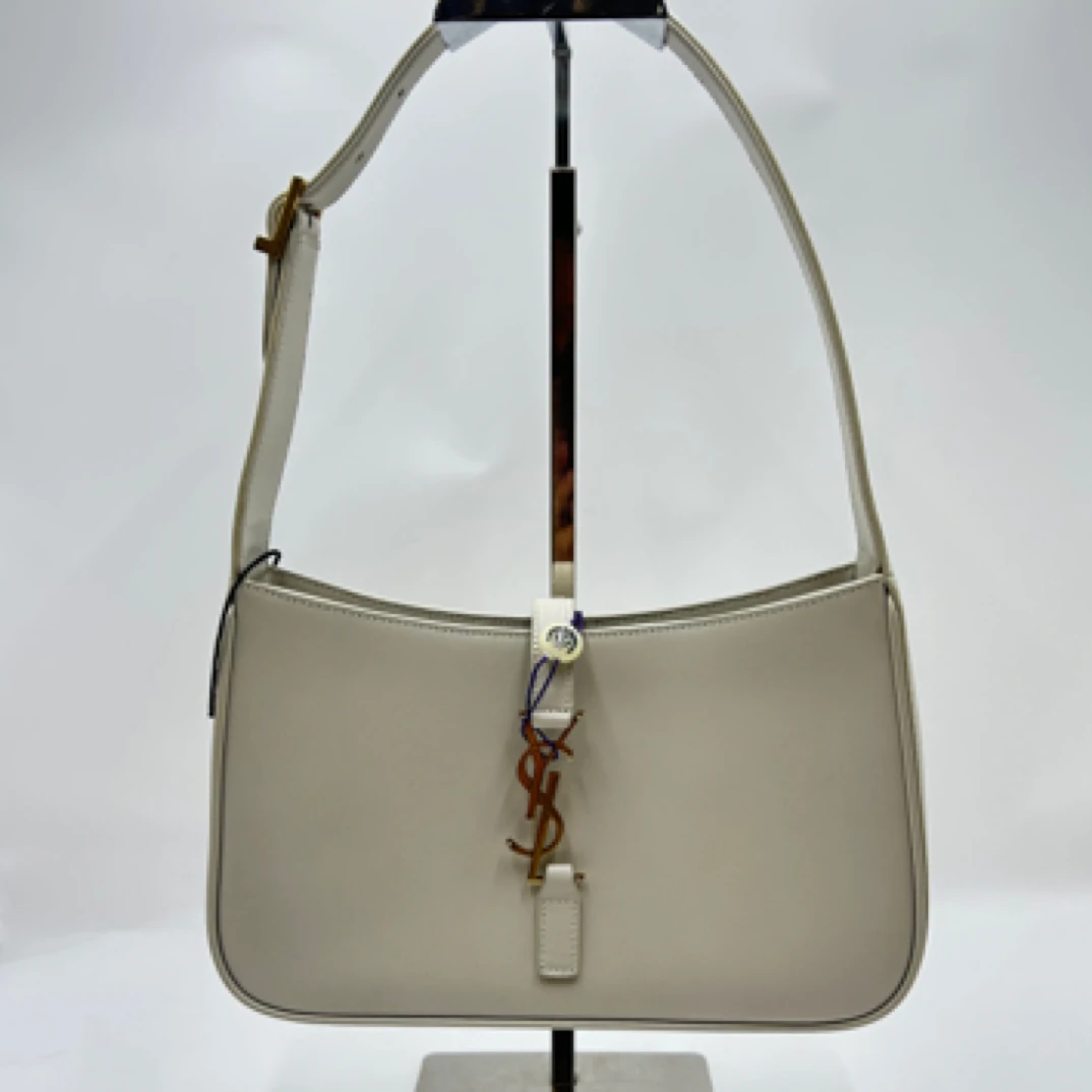 95新 YSL/圣罗兰 茉上/中号白金hobo单肩包