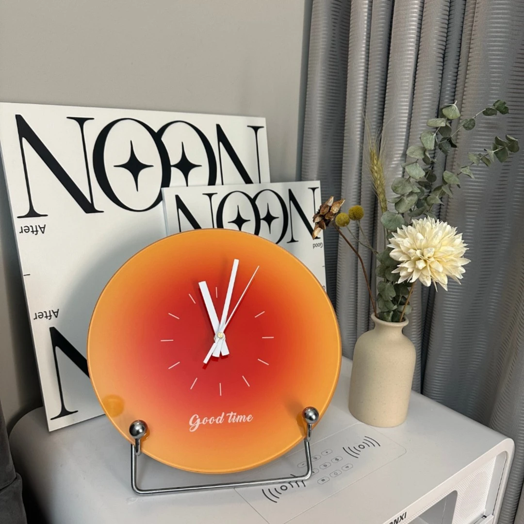 【回馈粉丝浮力】日落钟+支架双仓分包裹发货挂钟装饰摆件套装