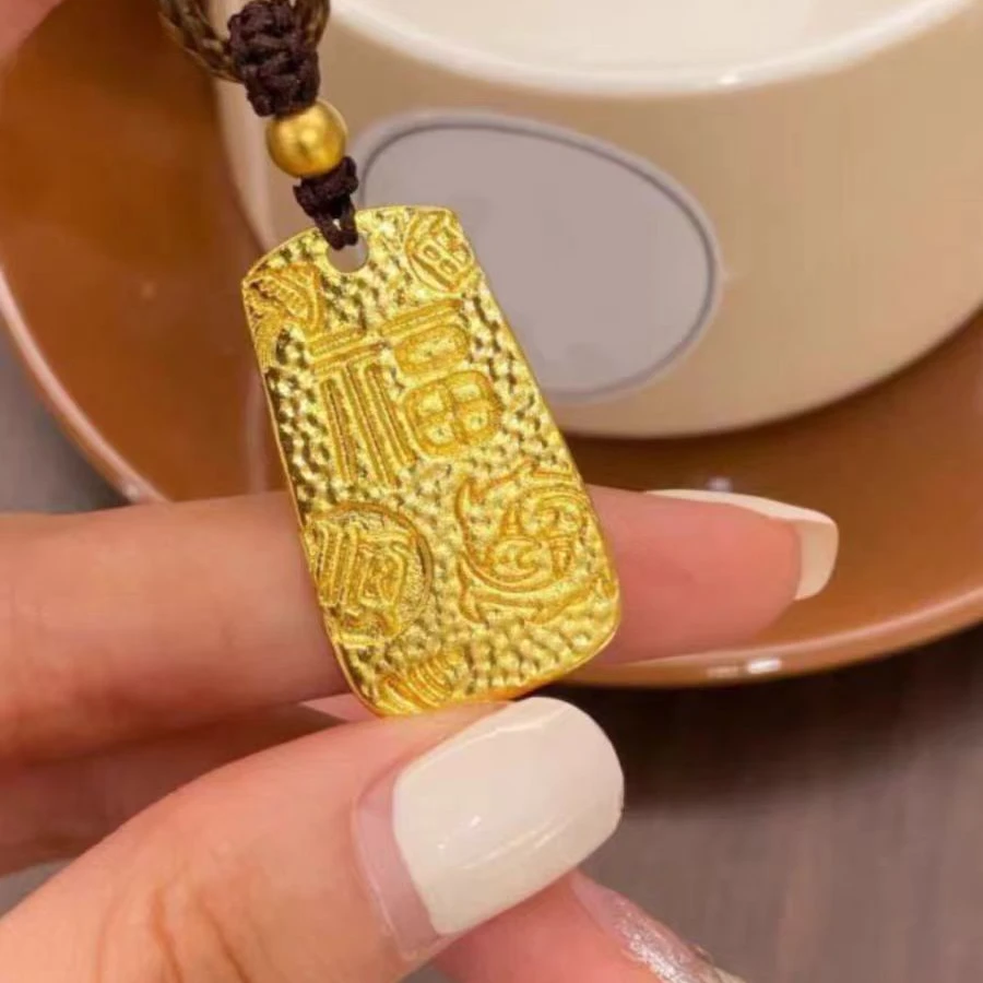 合金吊坠 吉言福牌 实心挂坠  时尚精美  经典传承