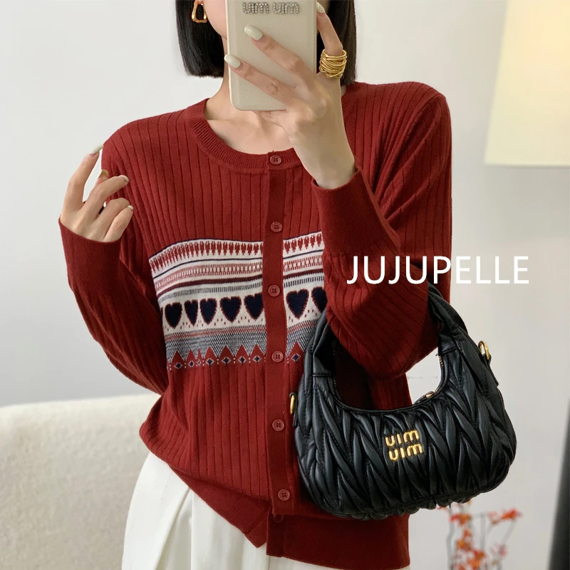 2025早春新款百搭长袖气质开衫宽松显瘦针织衫打底休闲女款洋气