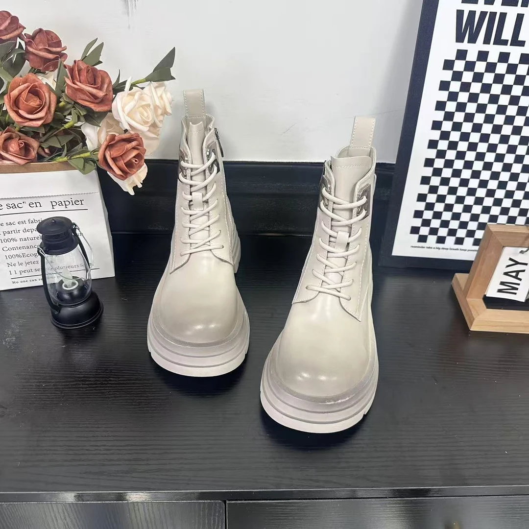 冬季上新经典时尚百搭休闲马丁靴女鞋气质软底冷粘工艺999-163
