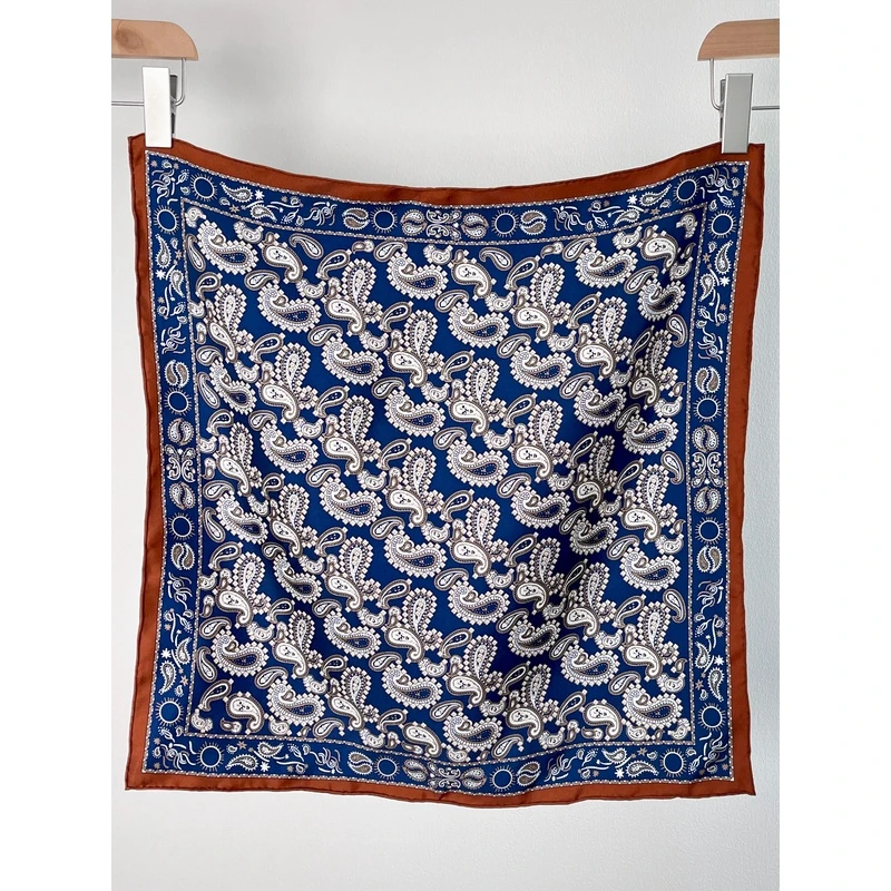 【阿美咔叽】复古率性！茗星同款14姆米桑蚕丝斜纹绸小方巾52cm/19g