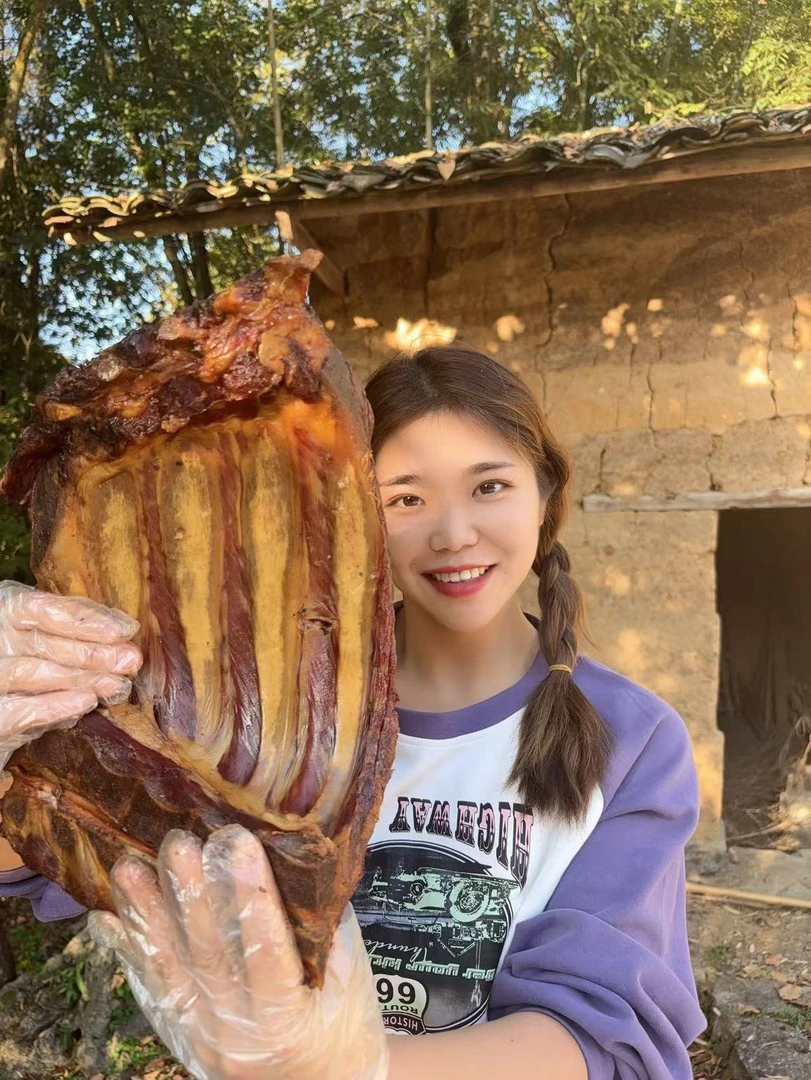 【腊前排现称】农村柴火烟熏腊排骨前排 不沾水可退