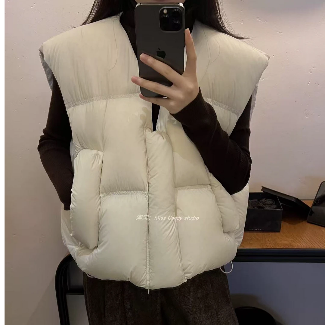 深圳南油高货原创简约韩版显瘦V领马夹