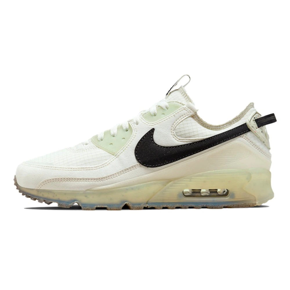 Nike Air Max 90 低帮跑步鞋 回弹缓震 男女同款米白色DH2973-100