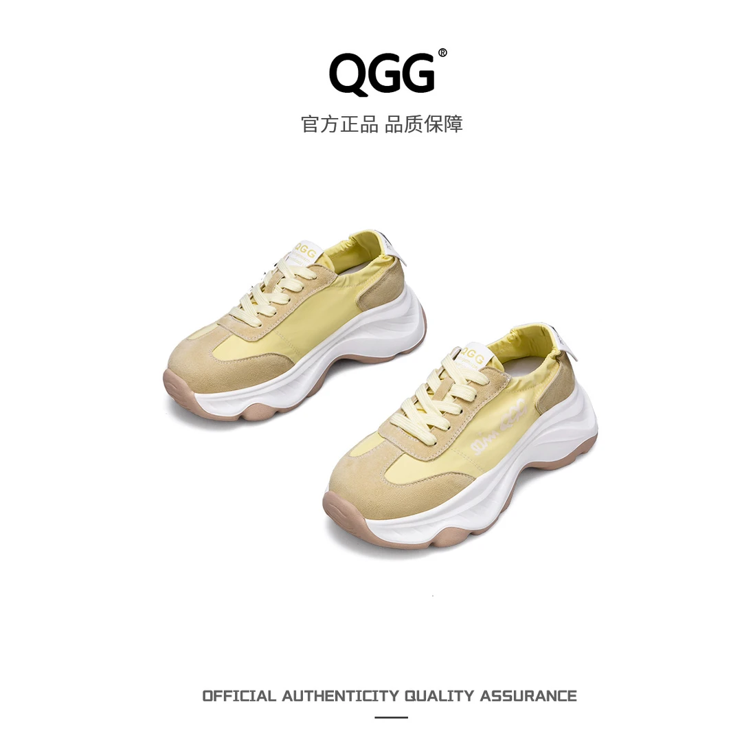 【QGG】增高5.5cm2025年夏新款透气时尚休闲百搭气质女鞋Q1060