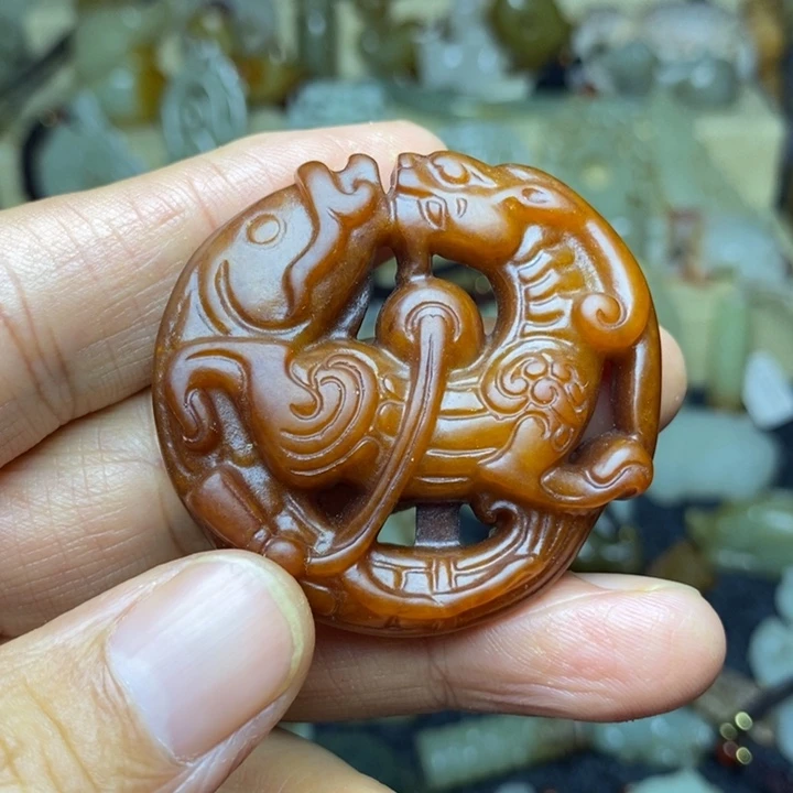 和田玉挂件未镶嵌