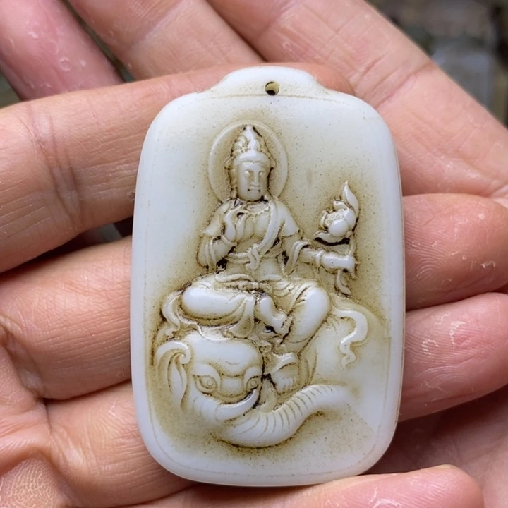 和田玉挂件未镶嵌