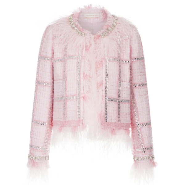 WARDROBES BY CHEN短外套开衫格子秋冬CHEN22AW0930