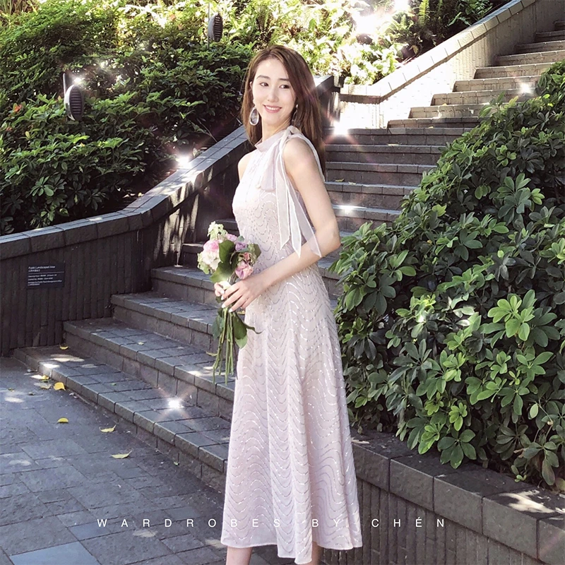 WARDROBES BY CHEN连衣裙气质显瘦D18SS026