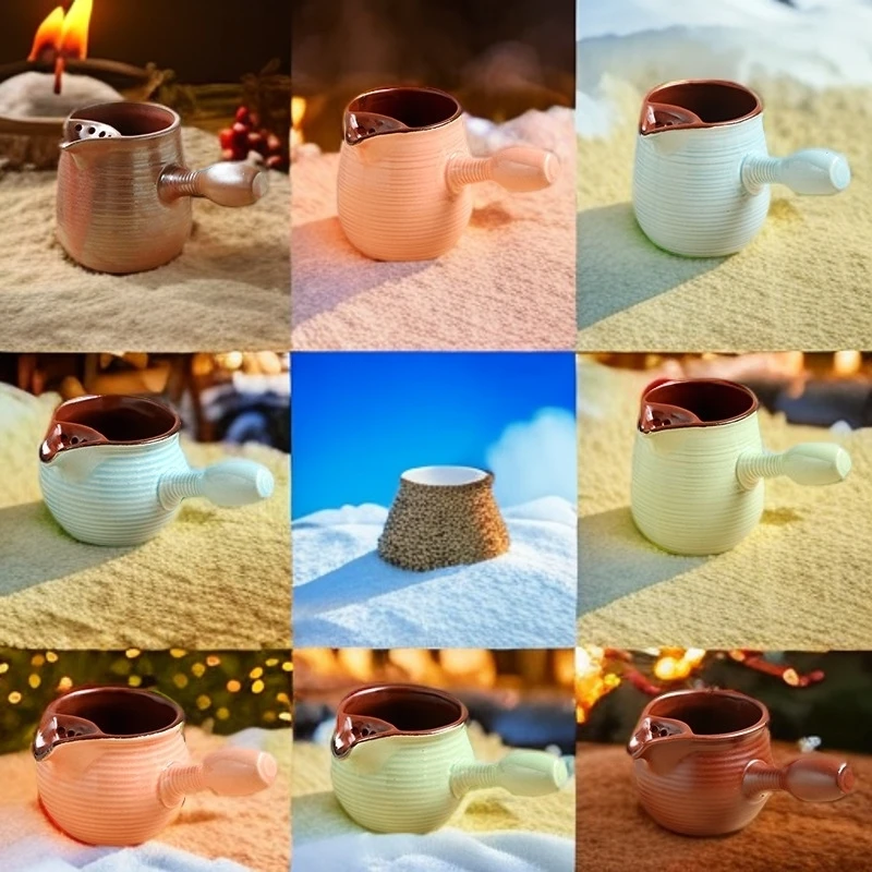 加热旅行套装露营套室内煮奶粗陶特大号携带煮茶家用木炭烧烤炉