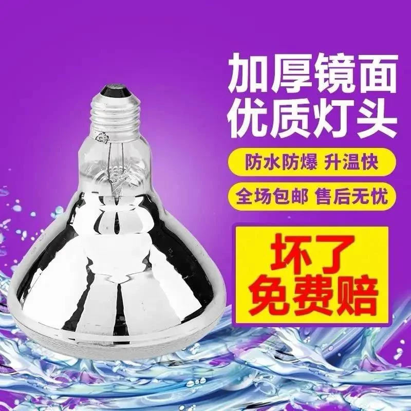 质保一年】猪用保温灯养殖取暖灯小鸡烤灯保温灯泡 仔猪取暖灯泡