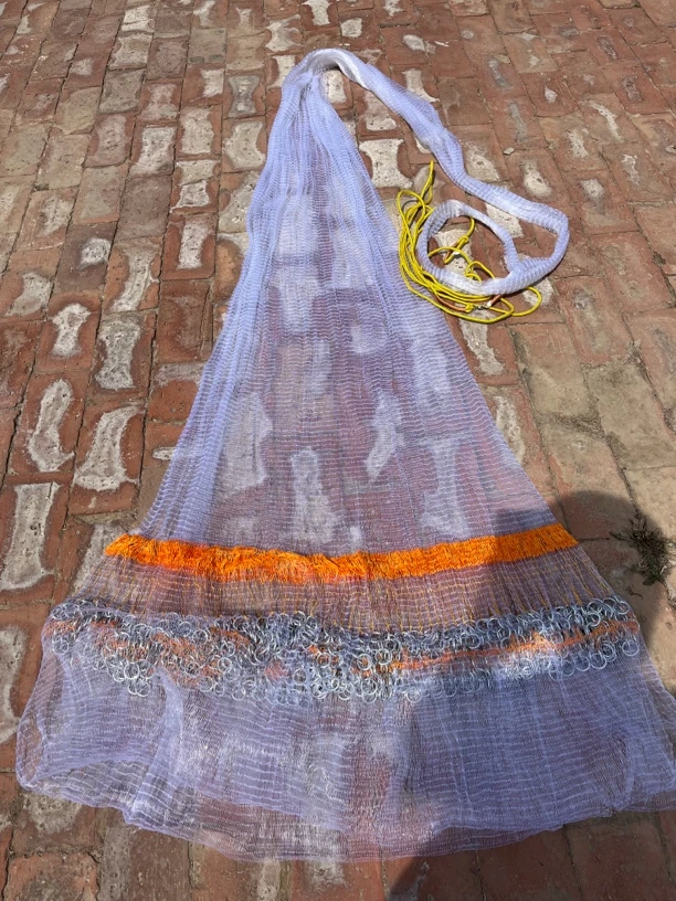 高强鱼线单丝线6分网眼链子网手抛网撒网