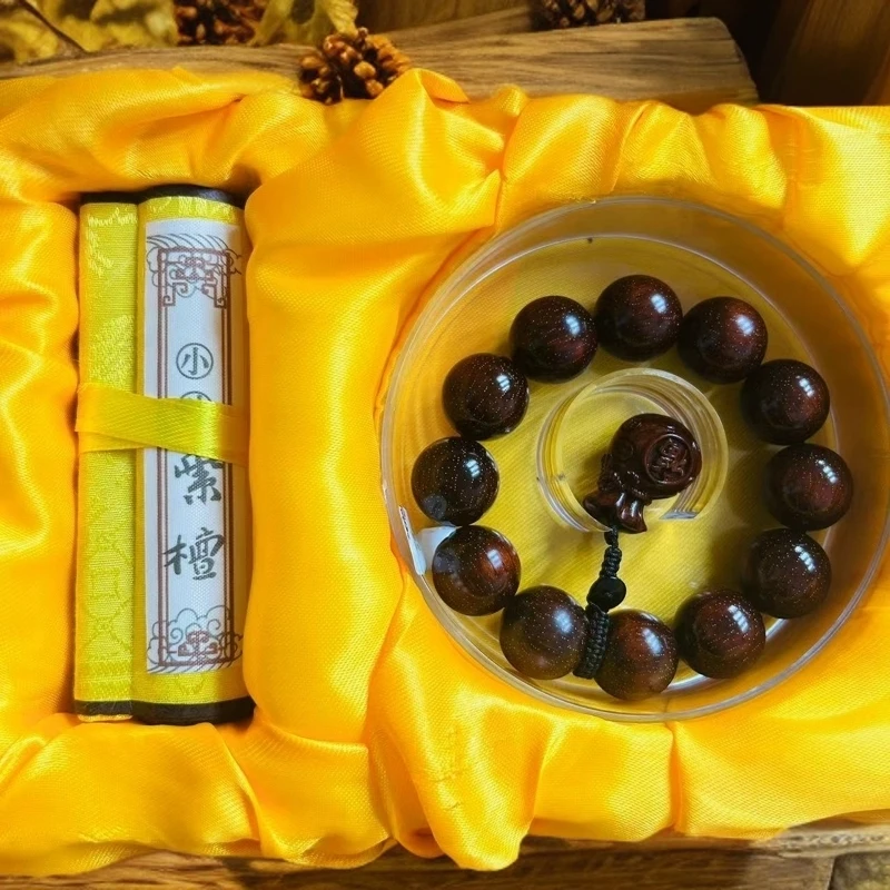 非金属木质手链 【徐会长推荐】宠粉福利款小叶手串礼盒随机发一