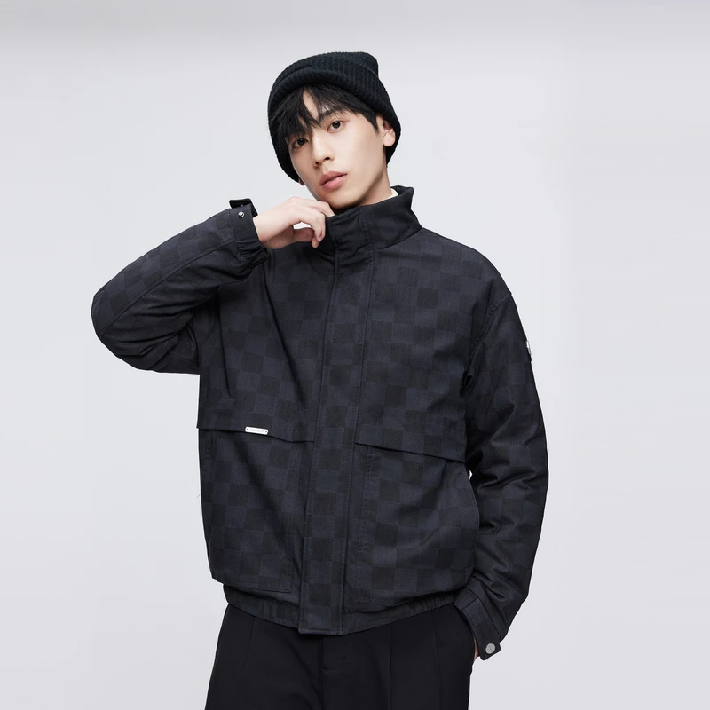 中国好羽绒波司登2023冬季新款男短款斯文系列百搭立领保暖羽绒服