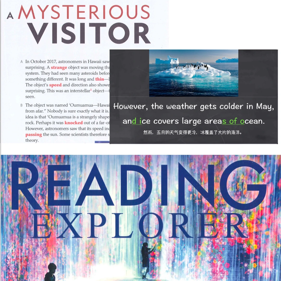 影子跟读学习 Reading Explorer 词汇阅读听力写作四合一