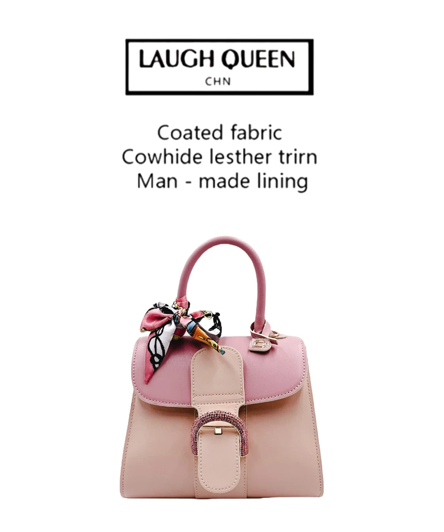 Laugh Queen手工打造真皮女士新款包10158钻沃