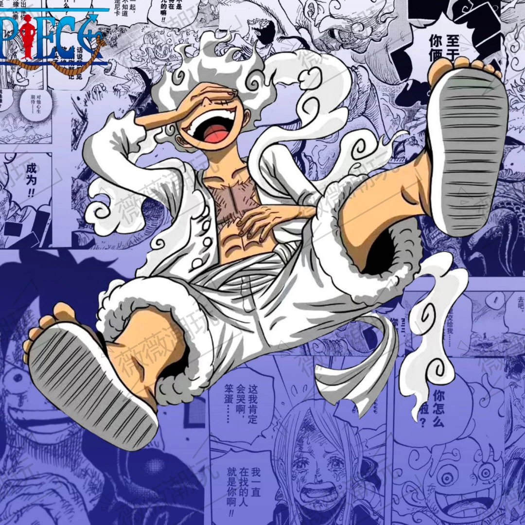 海贼王动漫周边水晶砖摆件生日砖手办潮玩盲盒