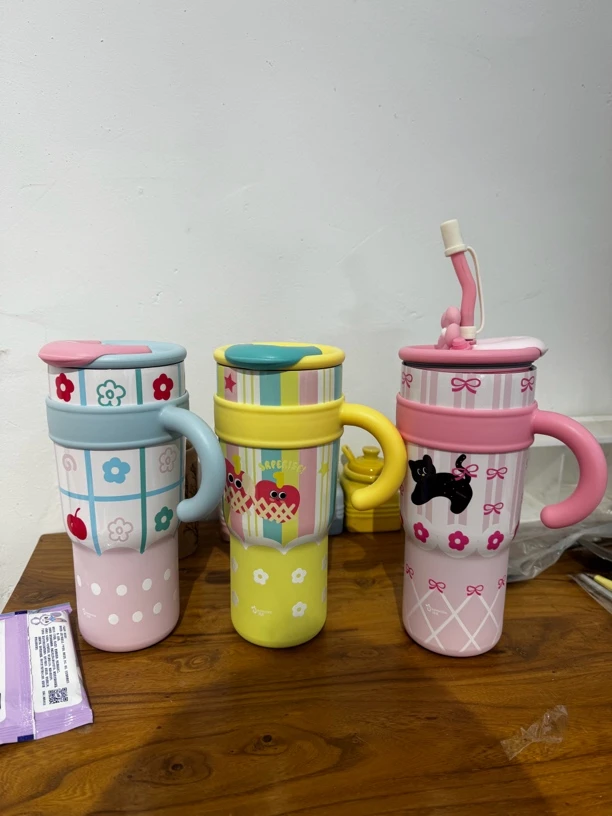 福利！1200ml大容量316不锈钢保温杯三个颜色