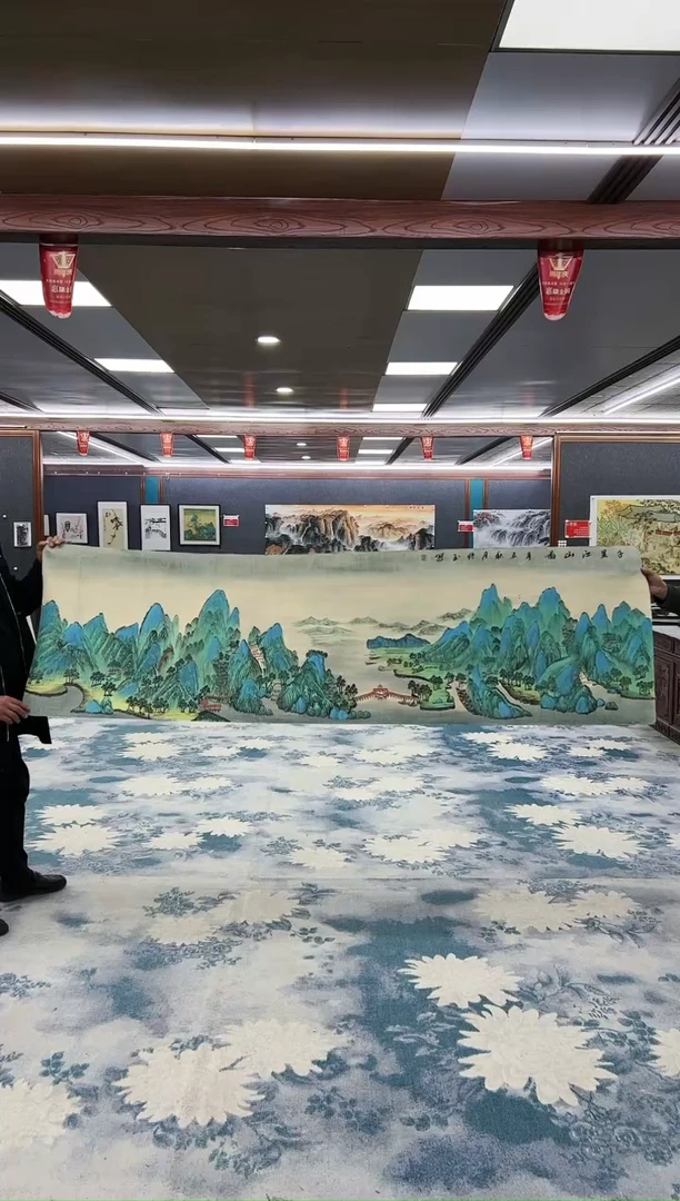 【闪购商品】绘画张伦玉-八尺对开