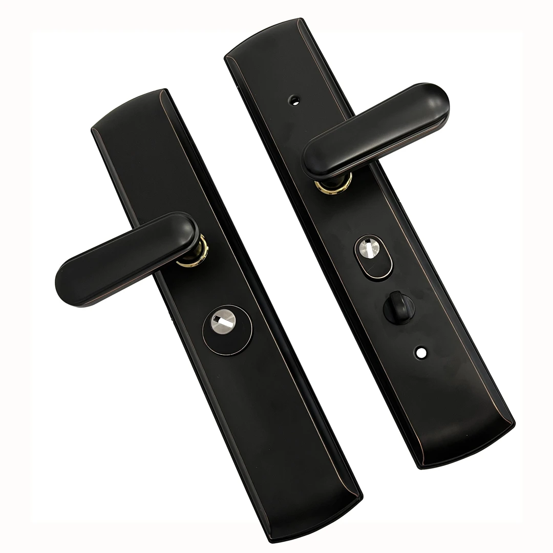 （拍1发5）2121和谐拉手008不锈钢红古黑古防盗门双拉簧多功能拉手