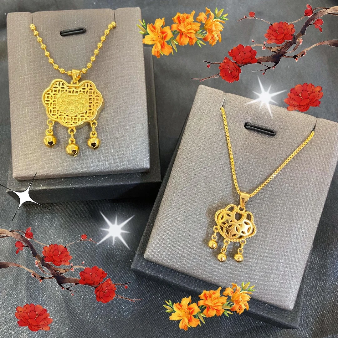 如懿恋 合金项链 【锁】复古气质时尚优雅锁骨链高贵典雅轻奢贵气款