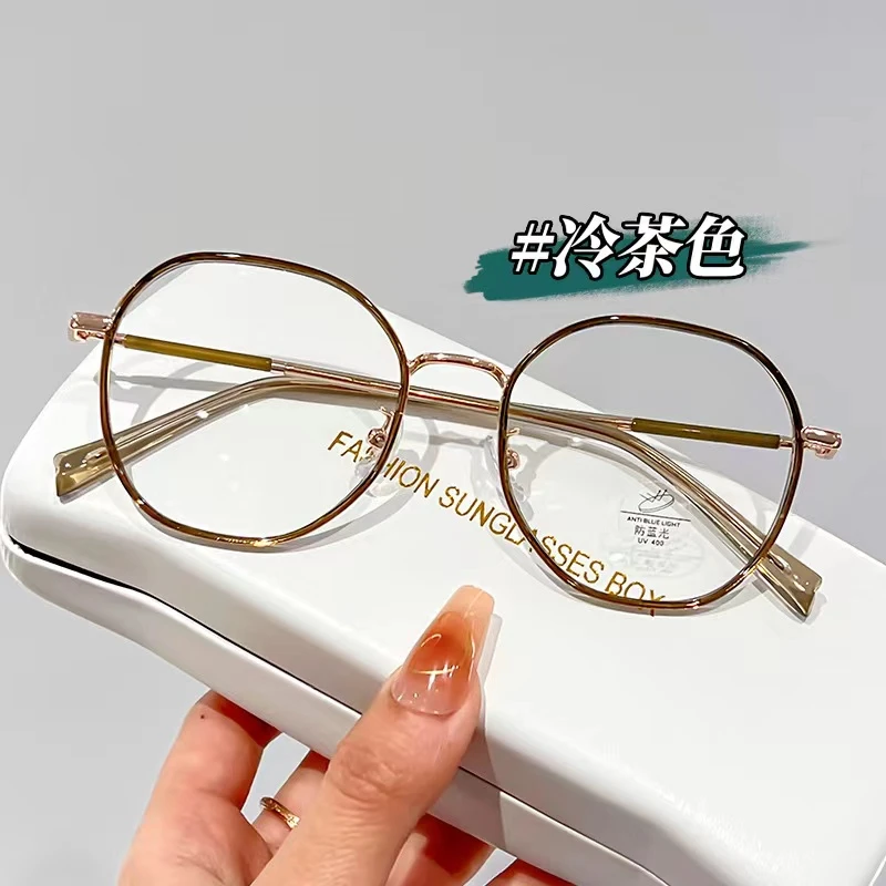 KHX-1430眼镜网红款时尚透明镜框潮流复古多边形眼镜框近视眼镜架