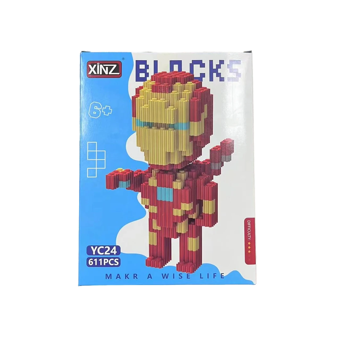 QW-新-XINZ-XZ-8103-拼塔微型小颗粒拼装积木（到手6盒，款式不选）