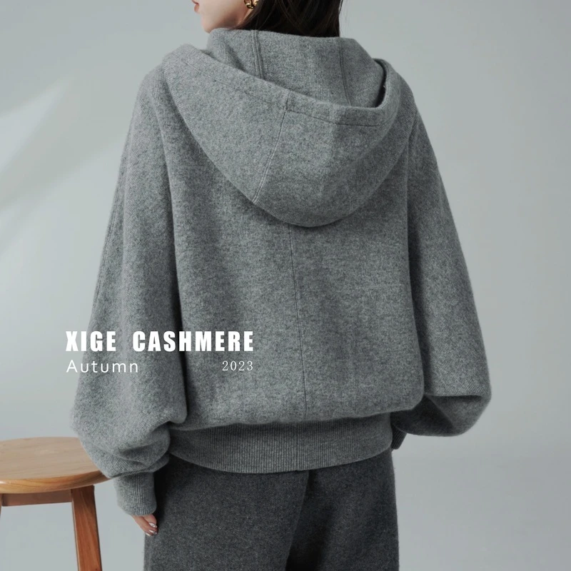 喜歌羊绒 100山羊绒材质 女士羊绒开衫 7319