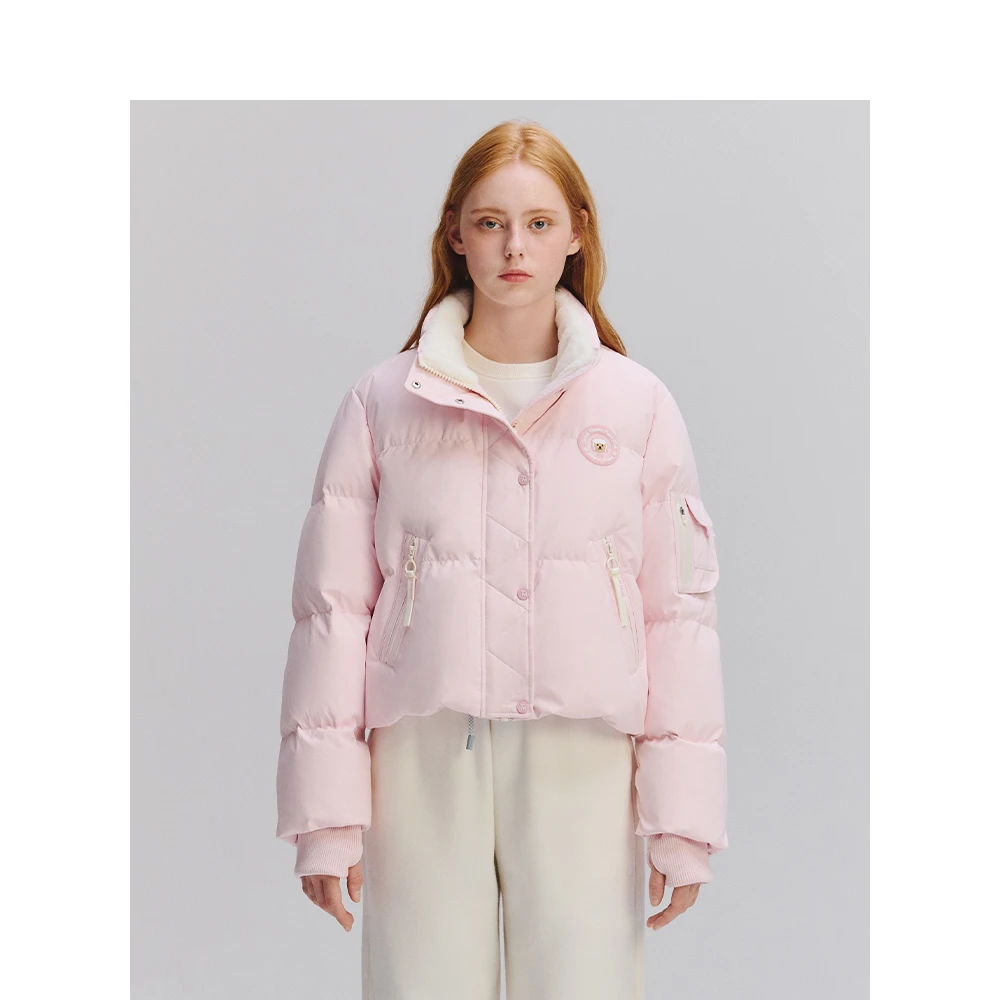 Teenie Weenie小熊羽绒服女24年冬季新款TTJD244V07T