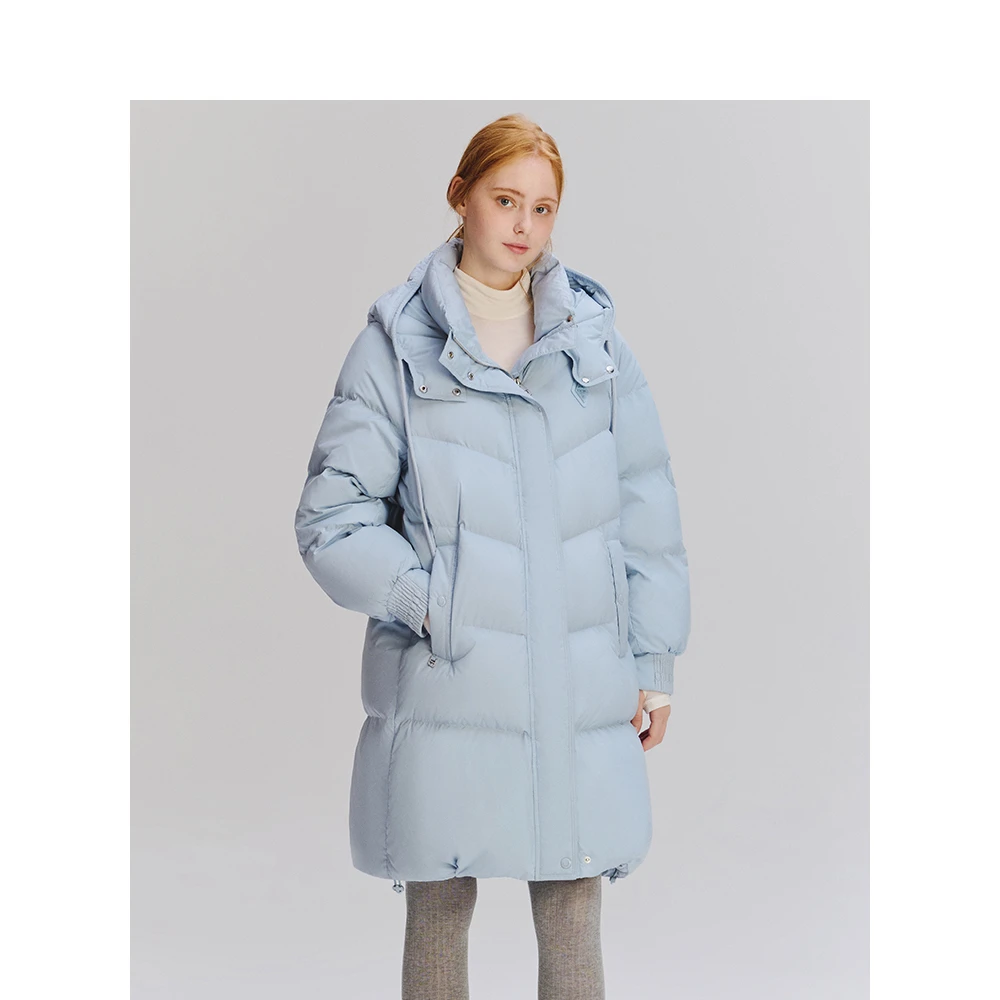 Teenie Weenie小熊羽绒服女24年冬季新款TTJD244V53W