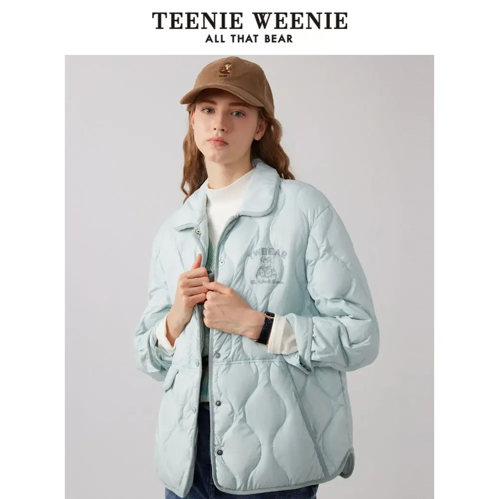 #TeenieWeenie小熊鸭绒羽绒服24保暖短款羽绒衣外套TTJD244T01T