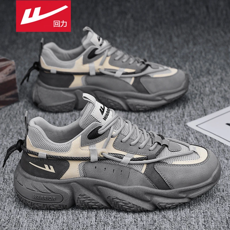 回力男鞋2025秋季爆款运动跑步棉鞋男款防水防滑学生休闲老爹潮鞋