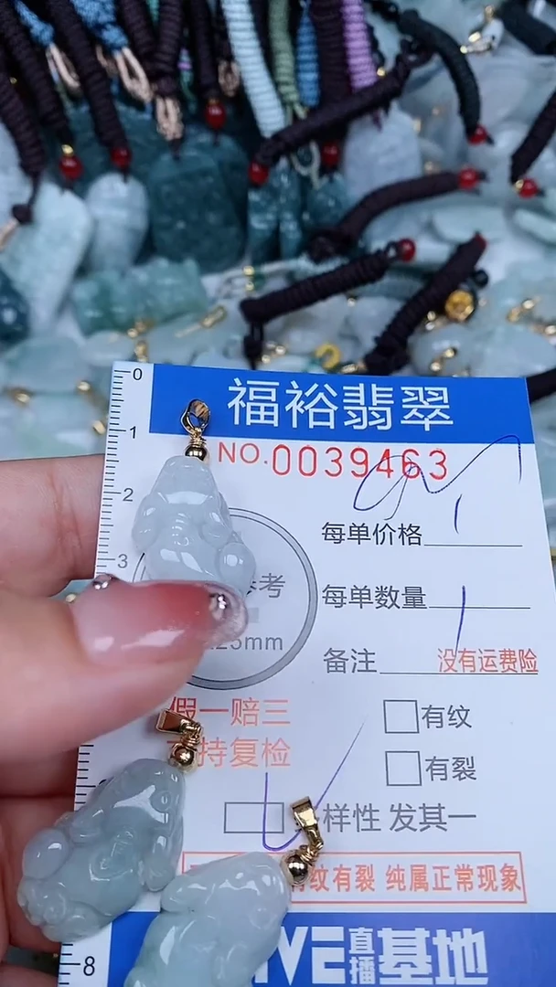 【闪购商品】翡翠颈饰未镶嵌...0039463多样性发其一