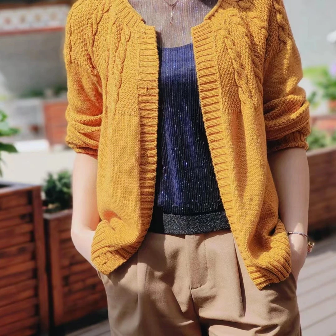 手编格格【景辰】纯手工毛衣绒毛手工毛线毛衣编织毛绒线毛线织毛衣