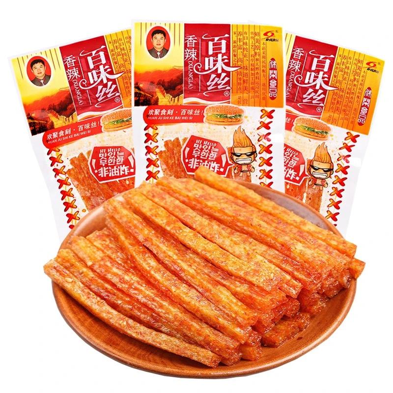 巨龙香辣百味丝辣条辣丝8090后怀旧零食湖南麻辣美食追剧解馋零食