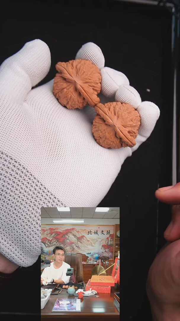 【闪购商品】文玩核桃把件5号39闷白 全品