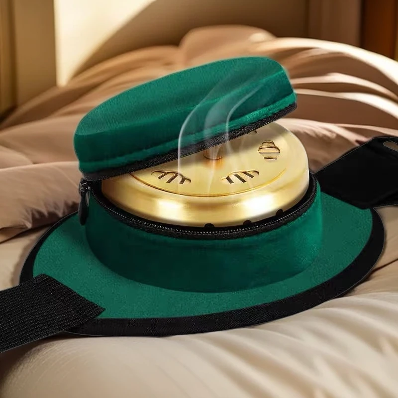 【德阳庇护工场】黄铜灸盒艾炙艾条艾柱家用便携式全身通用熏蒸仪