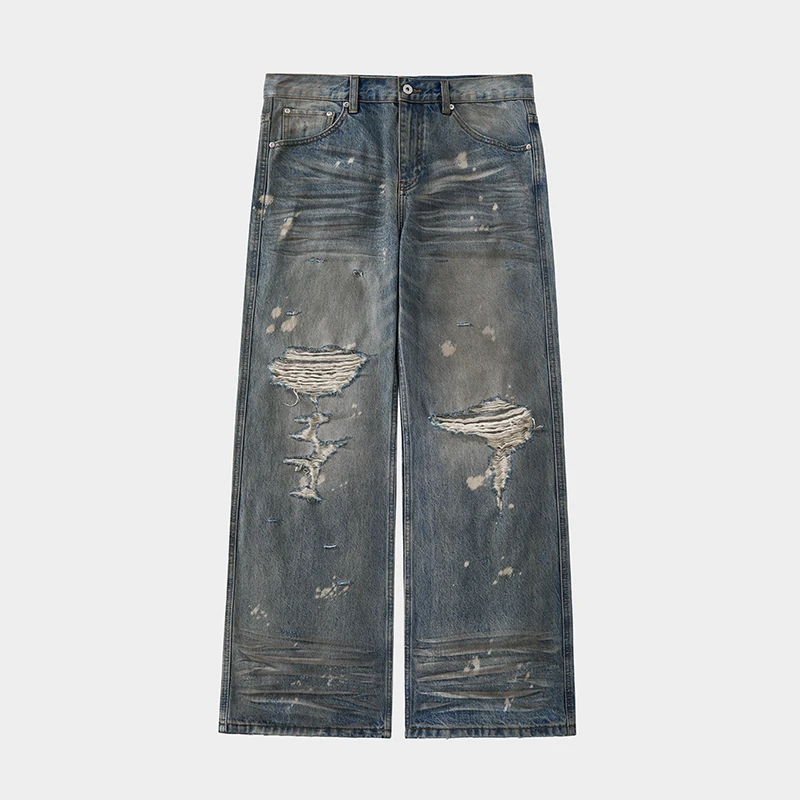 Amicus Animae百年传承日本冈山Kaihara匠人泥染牛仔裤 83泥染牛