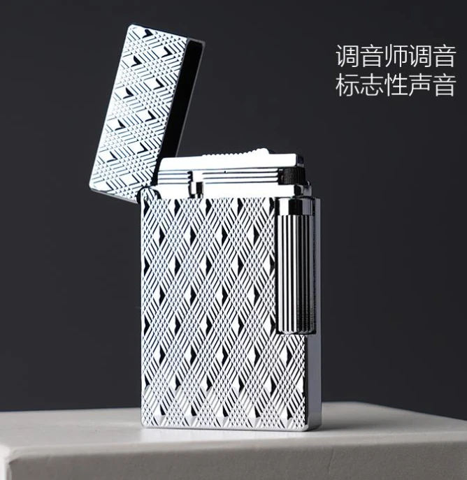 千火花满眼星空朗声商务打火机黄铜一体机侧滑送男士礼物时尚经典