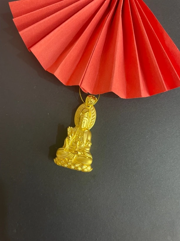 丽雅珠宝，足金999吊坠