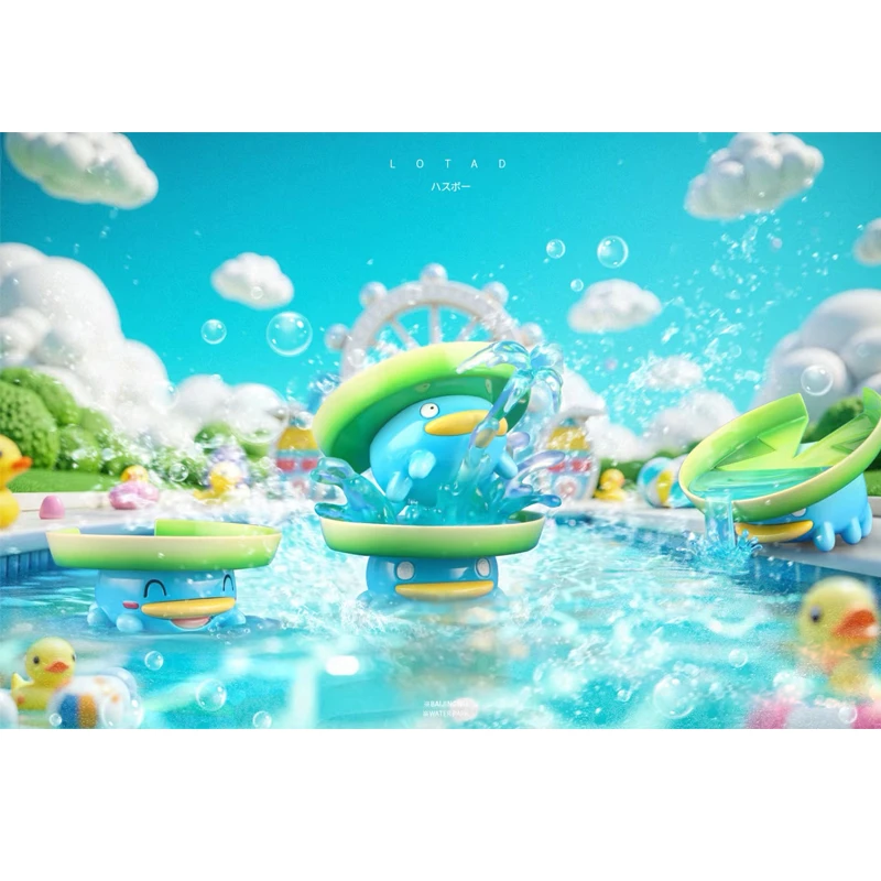 复刻 百景屋 精灵宝可梦  莲叶童子 手办模型gk