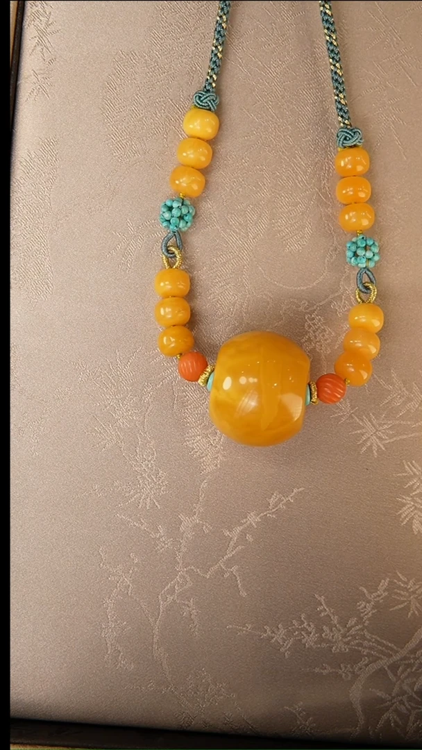 【闪购商品】琥珀颈饰未镶嵌吊坠