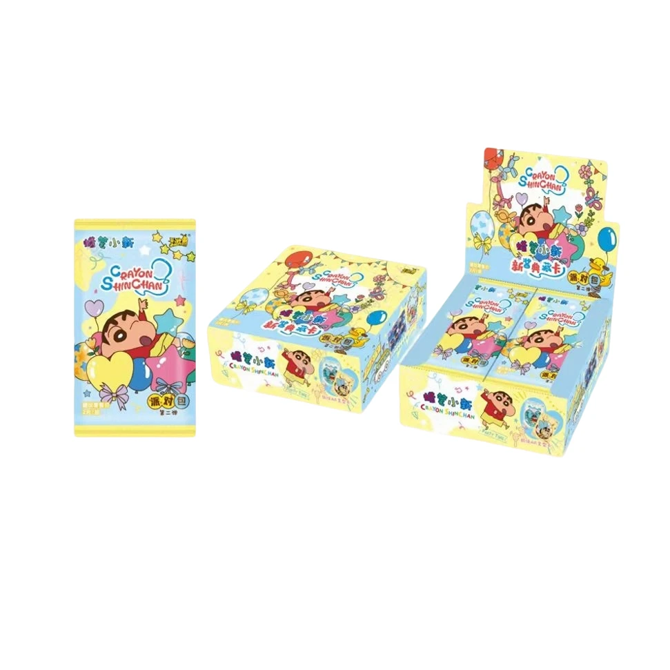 卡游【拆盒】蜡笔小新派对包第二弹-收藏盲盒卡牌（代拆）/叨