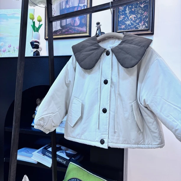 柚柚家2024冬款女童韩版蝙蝠外套 7167