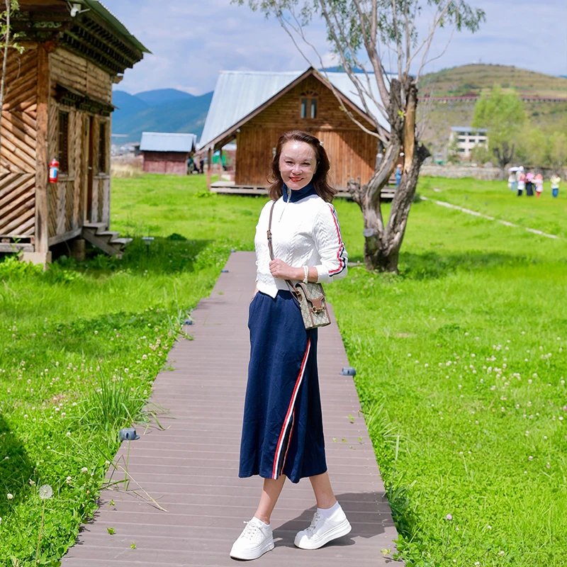 御姐轻熟气质名媛炸街洋气小香风毛衣套装针织半身裙两件套女春秋
