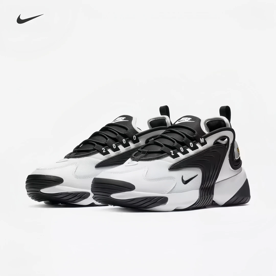 Nike/耐克 男女秋季款 ZOOM 2K 运动休闲黑白老爹鞋 AO0354-100