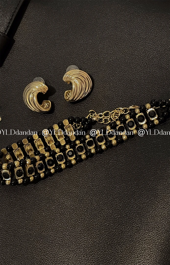 合金树脂项链 YLDdandan|白金汉宫复古法式唯美小众设计款项链